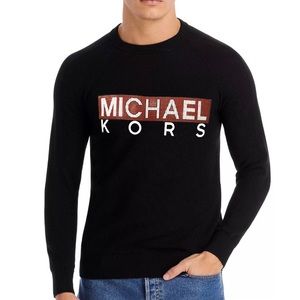 「SOLD」NWT MICHAEL KORS AUTHENTIC MEN'S CREW NECK LONG SLEEVE T-SHIRT SIZE S